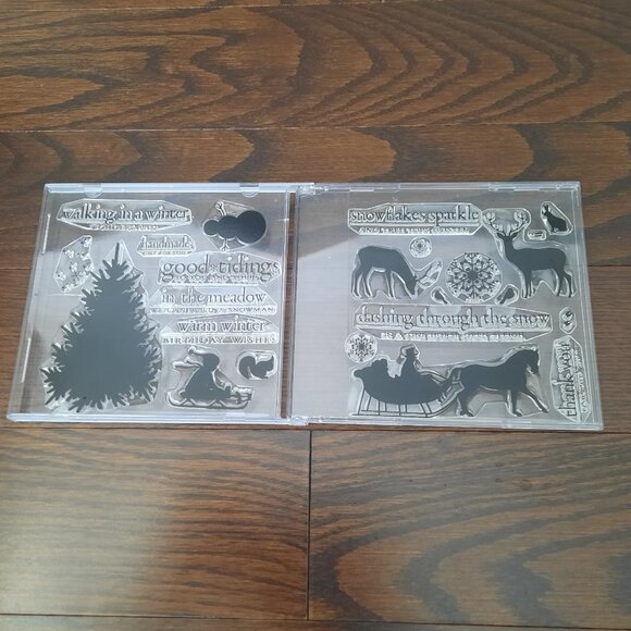 In The Meadow Christmas/Winter Stamp Set - Picture 1 of 4